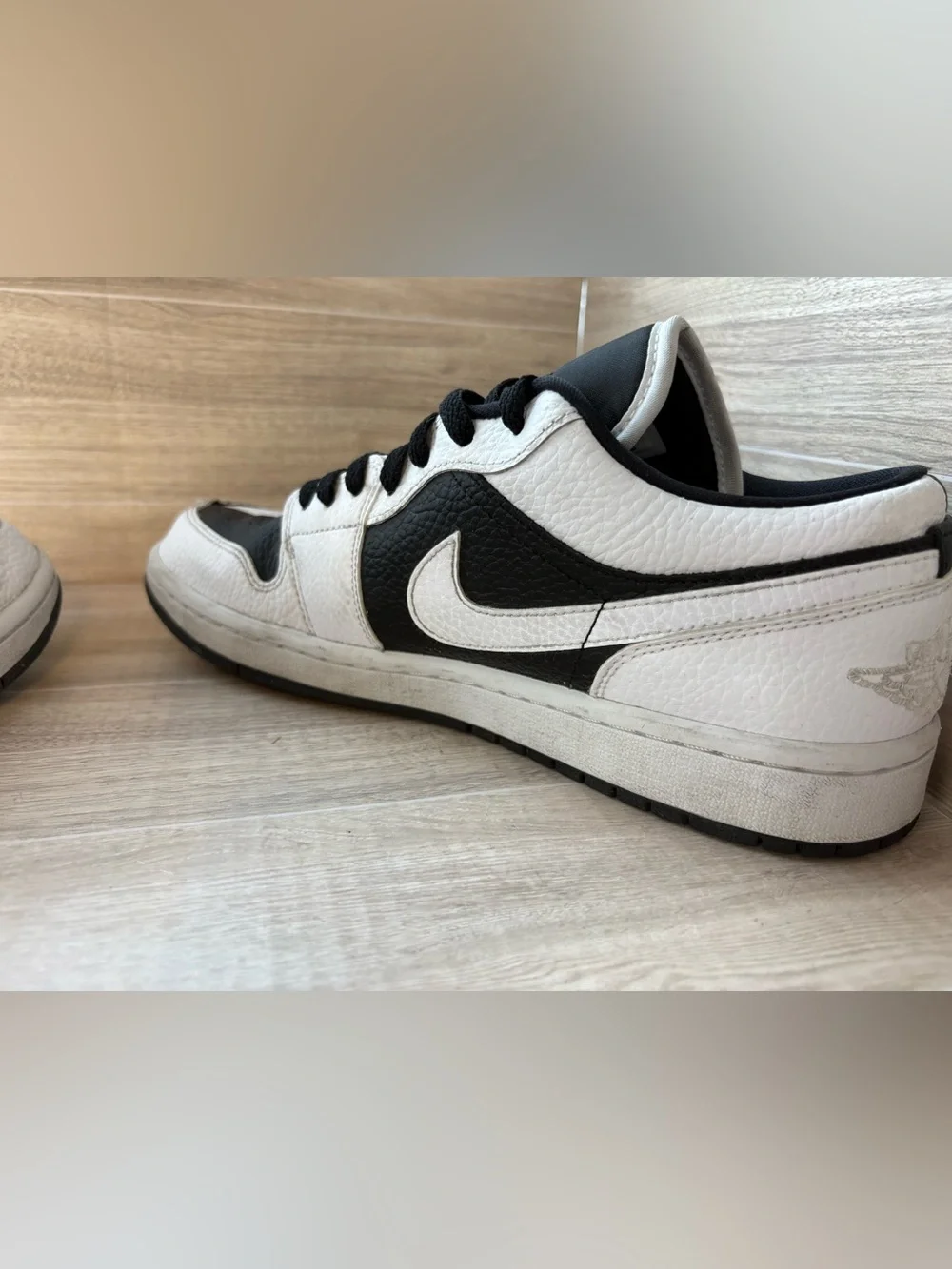 Nike Air Jordan 1 Low SE Homage White Black Split Shoes DR0502-101 Women's 10.5 - Picture 12 of 14